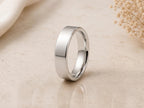 6mm Smooth Wedding Band – Comfort Fit in solid gold, view 4