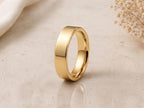 6mm Smooth Wedding Band – Comfort Fit in solid gold, view 6