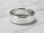 6mm Smooth Wedding Band – Comfort Fit in solid gold, view 2