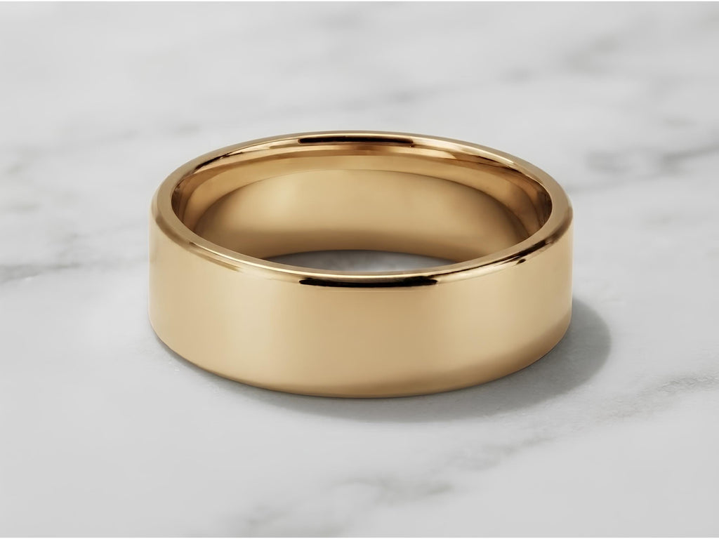 6mm Smooth Wedding Band – Comfort Fit in solid gold