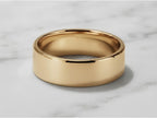 6mm Smooth Wedding Band – Comfort Fit in solid gold