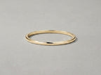 1mm Thin Stacking Ring – Dainty Band in solid gold