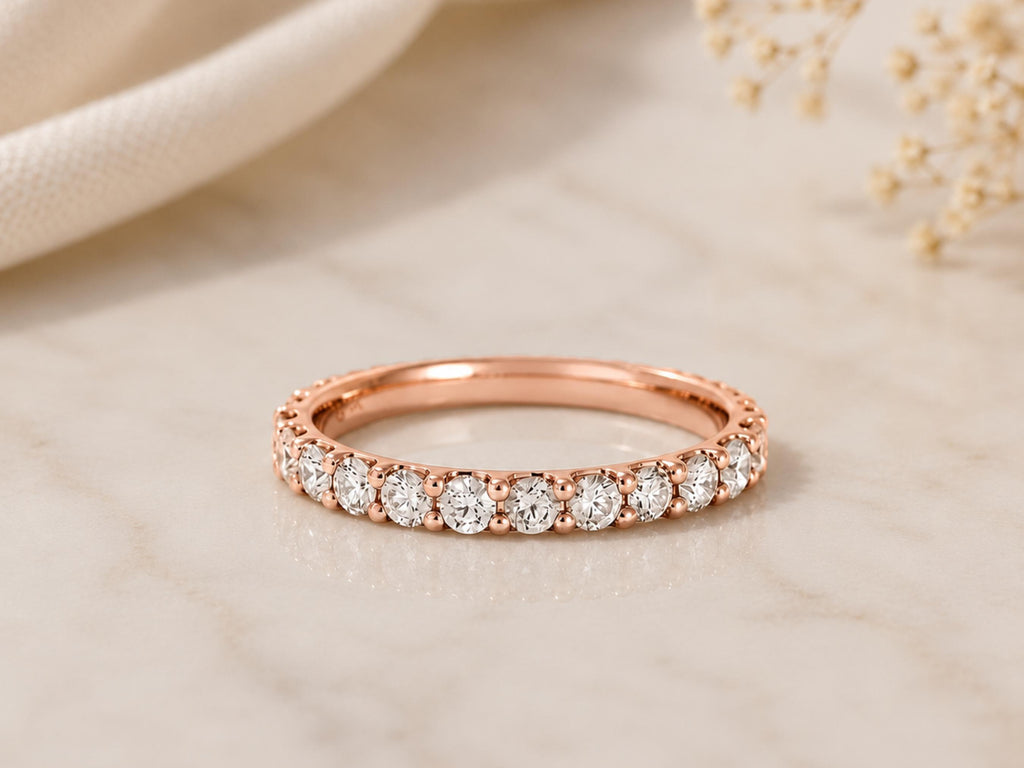 Bold Lab-Grown Diamond Eternity Ring – 2.6mm in solid gold, view 3