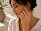 Double Wave Crossover Ring – 5mm in solid gold, view 7