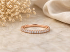 Lab-Grown Diamond Eternity Band – 1.7mm in solid gold, view 3