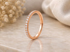 Lab-Grown Diamond Eternity Band – 1.7mm in solid gold, view 6