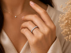Bold Lab-Grown Diamond Eternity Band – 4mm Wedding Ring in solid gold, view 4