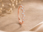 Scattered Bezel Lab-Grown Diamond Ring in solid gold, view 6