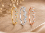 Scattered Bezel Lab-Grown Diamond Ring in solid gold, view 7