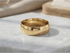 6mm Domed Wide Band – Classic Fit in solid gold