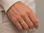 6mm Domed Wide Band – Classic Fit in solid gold, view 8