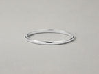 1mm Thin Stacking Ring – Dainty Band in solid gold, view 2