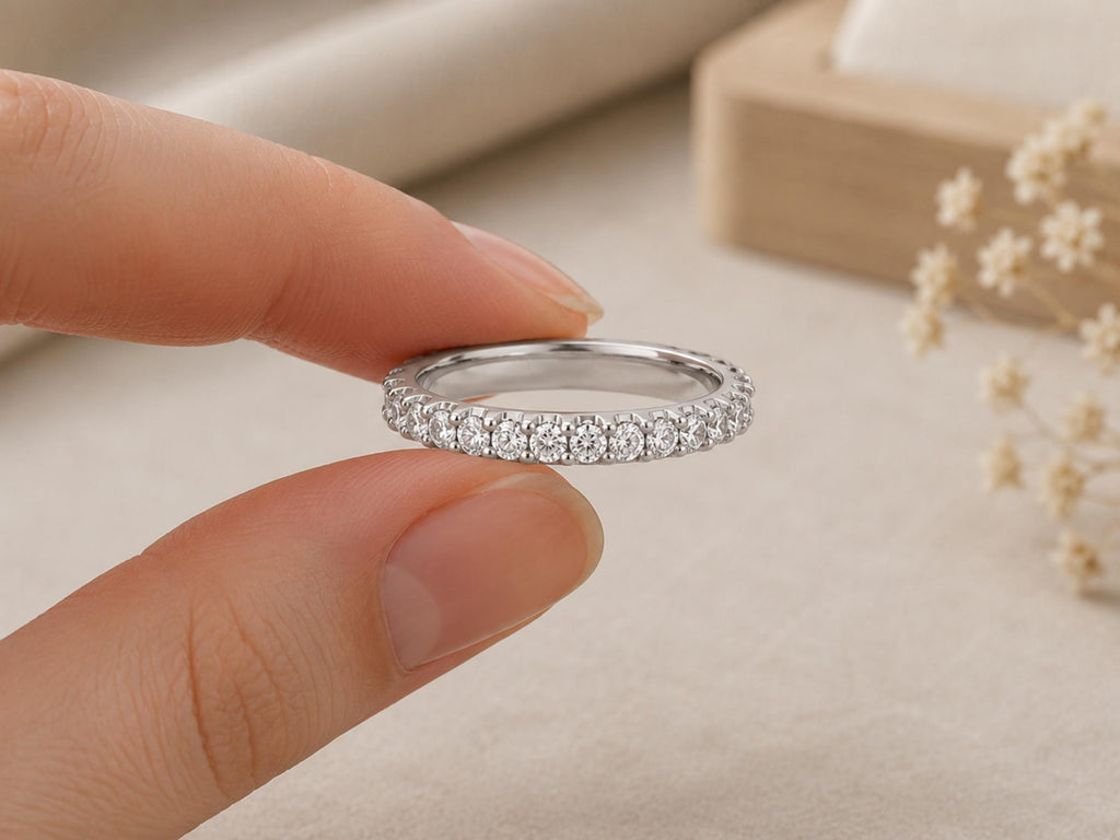 Bold Lab-Grown Diamond Eternity Ring – 2.6mm in solid gold, view 9