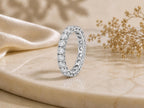 Lab-Grown Diamond Eternity Band – 3.1mm in solid gold, view 8