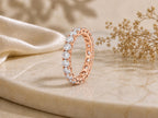 Lab-Grown Diamond Eternity Band – 3.1mm in solid gold, view 9