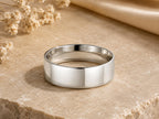 Plain Wide Gold Band – 5.8mm in solid gold, view 2