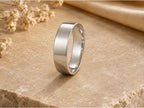 Plain Wide Gold Band – 5.8mm in solid gold, view 4