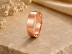 Plain Wide Gold Band – 5.8mm in solid gold, view 6