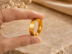Plain Wide Gold Band – 5.8mm in solid gold, view 9