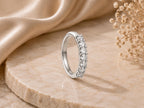 Lab-Grown Diamond Half Eternity Ring – 2.5mm in solid gold, view 4