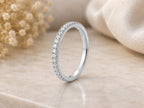 Lab-Grown Diamond Eternity Band – 1.7mm in solid gold, view 5