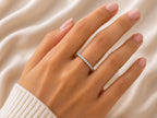 Lab-Grown Diamond Eternity Band – 1.7mm in solid gold, view 9