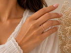 Gold Bead Ring – 3mm in solid gold, view 10