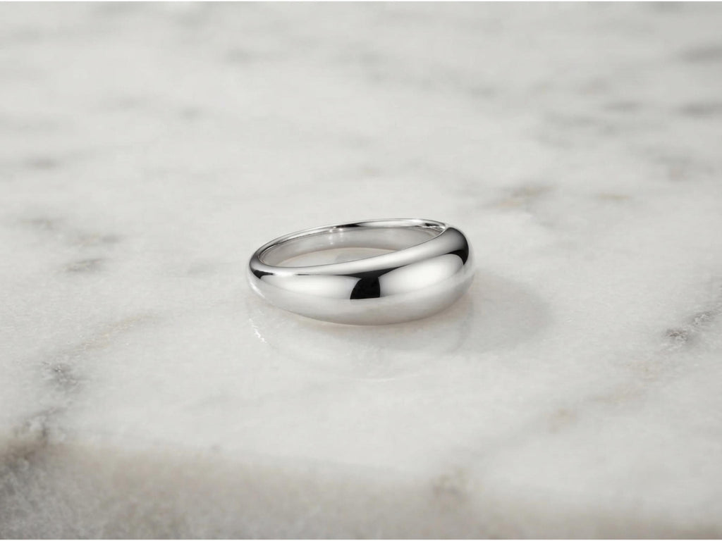 Classic Gold Dome Ring – 6.2mm in solid gold, view 2