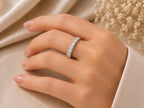 Oval Lab-Grown Diamond Eternity Ring – 2.5mm in solid gold, view 9