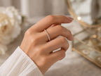 Bold Lab-Grown Diamond Eternity Band – 4mm Wedding Ring in solid gold, view 6