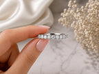 Bold Lab-Grown Diamond Eternity Band – 4mm Wedding Ring in solid gold, view 10