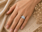 Pavé Lab-Grown Diamond Signet Pinky Ring – 8mm in solid gold, view 9