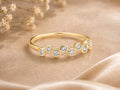 Scattered Bezel Lab-Grown Diamond Ring in solid gold