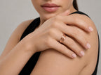 Ripple Wave Statement Ring – 10.6mm in solid gold, view 10