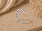 Lab-Grown Diamond Half Eternity Band – 2.3mm in solid gold, view 4