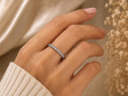 Lab-Grown Diamond Half Eternity Band – 2.3mm in solid gold, view 9