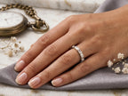 Baguette Lab-Grown Diamond Eternity Ring – 1.95mm in solid gold, view 8