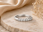 Lab-Grown Diamond Half Eternity Ring – 2.5mm in solid gold, view 2