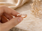 Lab-Grown Diamond Half Eternity Ring – 2.5mm in solid gold, view 10