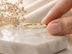 Dainty Lab-Grown Diamond Eternity Band – 1.1mm in solid gold, view 8