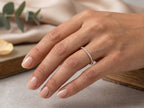 Slim Lab-Grown Diamond Eternity Band – 1.5mm in solid gold, view 6