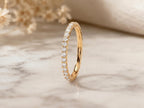 Slim Lab-Grown Diamond Eternity Band – 1.5mm in solid gold, view 9