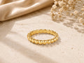 Gold Bead Ring – 3mm in solid gold
