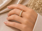 Oval Lab-Grown Diamond Eternity Ring – 2.5mm in solid gold, view 8