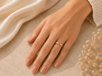 Bold Stacker Ring – 3mm Minimalist Band in solid gold, view 8