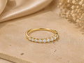 Lab-Grown Diamond Half Eternity Band – 2.3mm in solid gold