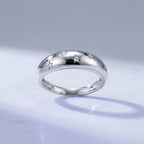 Star-Set Dome Ring – 5.6mm in solid gold, view 8