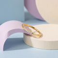 Lab-Grown Diamond Line Ring – 1.3mm in solid gold
