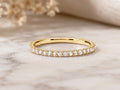 Slim Lab-Grown Diamond Eternity Band – 1.5mm in solid gold