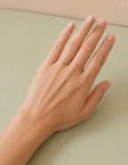 Pavé Lab-Grown Diamond Chevron Ring in solid gold, view 6